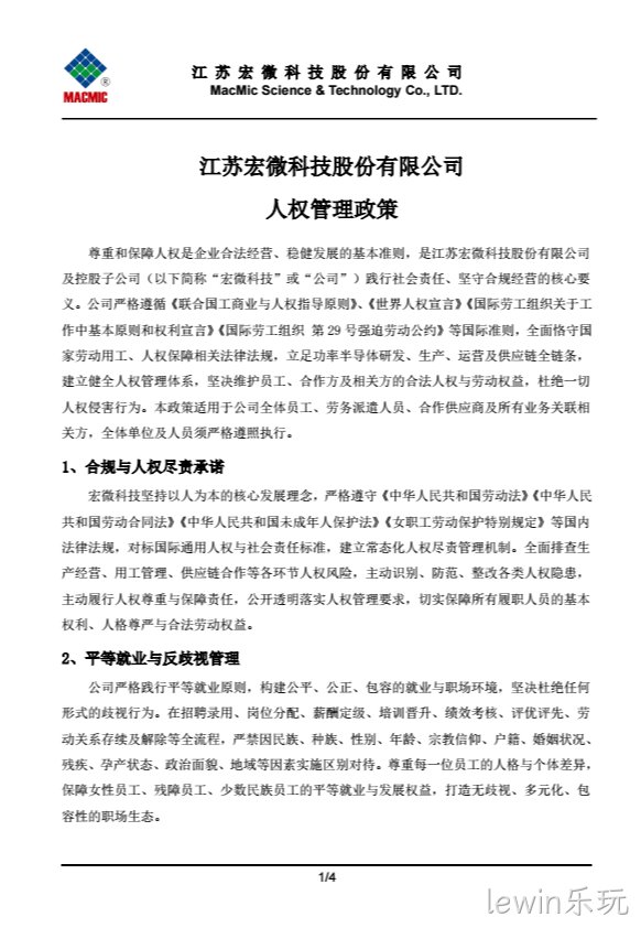 淮南lewin乐玩科技股份有限公司人权管理政策.png